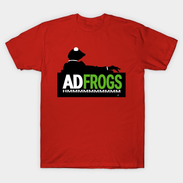 Ad Frogs -- a Mad Men parody T-Shirt by UzzyWorks